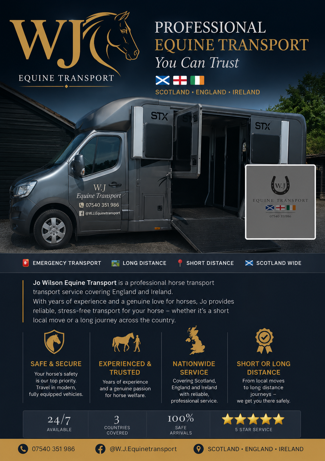 W.J Equine Transport